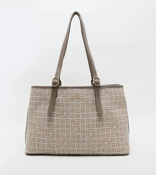 ANNE KLEIN Anne Klein Patterned Pu Shoulder Bag